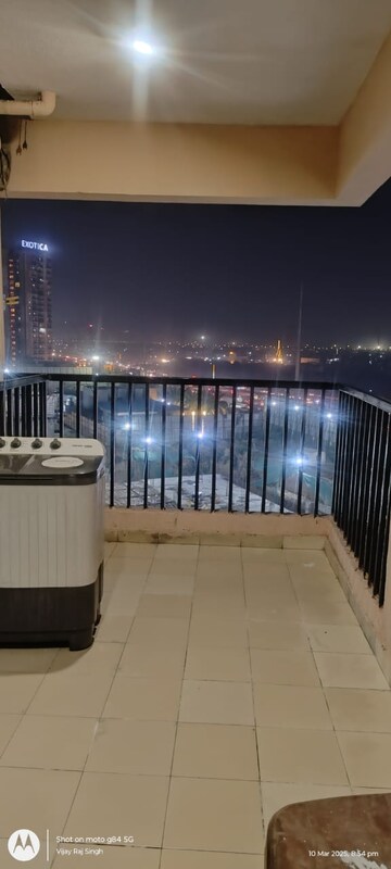 Balcony in 3 BHK Apartment at Exotica Dreamville, Sector 16c Greater Noida – for Rent