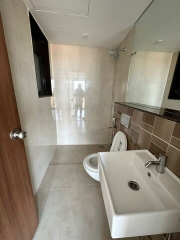 Bathroom in 2 BHK Apartment at Lodha Splendora, Ghodbunder Road – for Rent