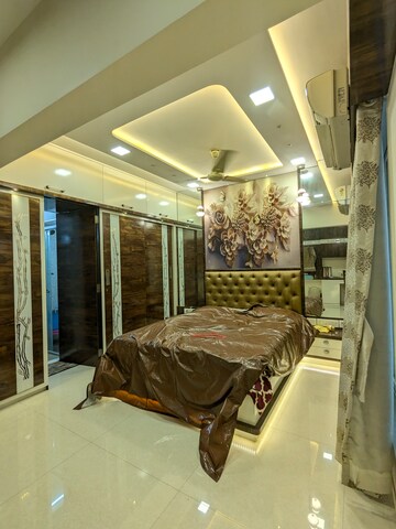 Bedroom in 3 BHK Apartment at Gurukrupa Marina Enclave, Malad West – for Sale