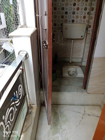 Balcony in 2 BHK Builder Floor at Laxmi Nagar – for Rent