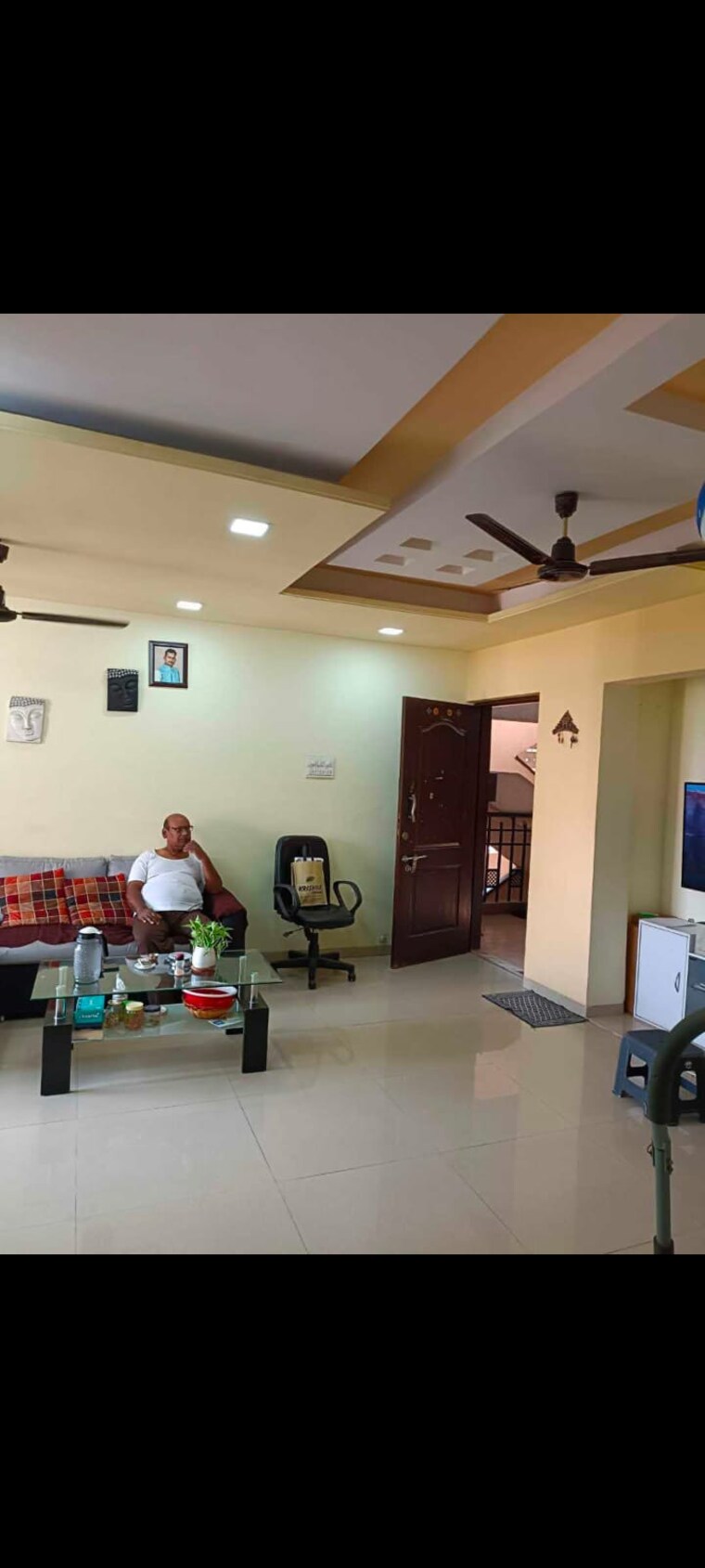 Living Room, akashganga-complex-kavesar 2 Bedroom 705 Sq.Ft. Apartment In Kavesar Thane 9160953