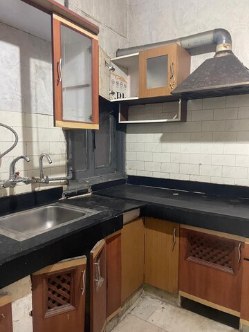 Kitchen in 2 BHK Builder Floor at Chittaranjan Park – for Rent