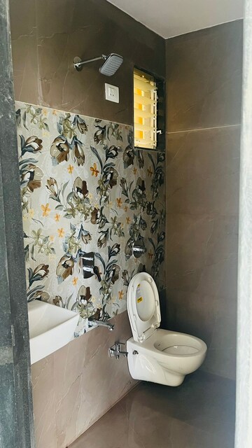 Bathroom in 1 BHK Apartment at Rudra Regency, Kharghar – for Rent