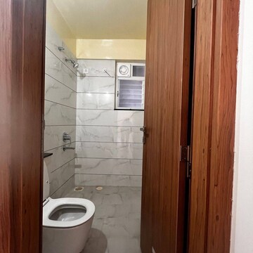 Bathroom in 3 BHK Apartment at Majestique Marbella Phase 1, Kharadi – for Rent