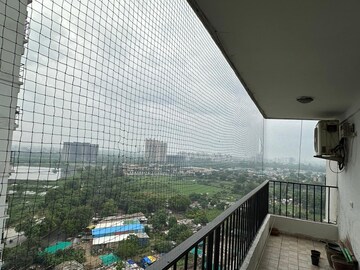 Balcony in 3 BHK Apartment at ABA Orange County, Ahinsa Khand 1 – for Rent