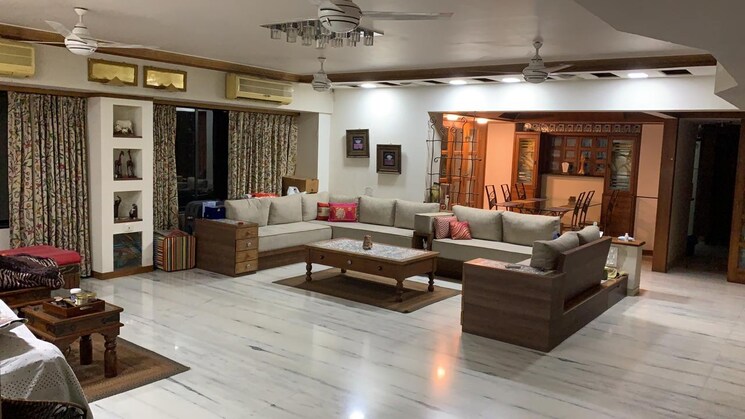 Living Room, meenakshi-apartment 4 Bedroom 1600 Sq.Ft. Apartment In Goregaon East Mumbai 9161008