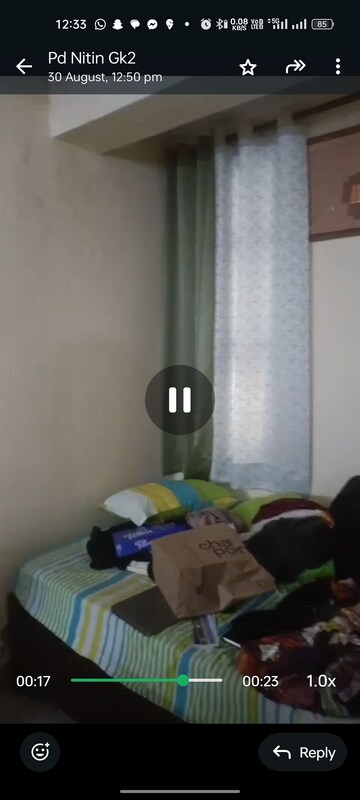 Living Room in 2 BHK Builder Floor at Chittaranjan Park – for Rent