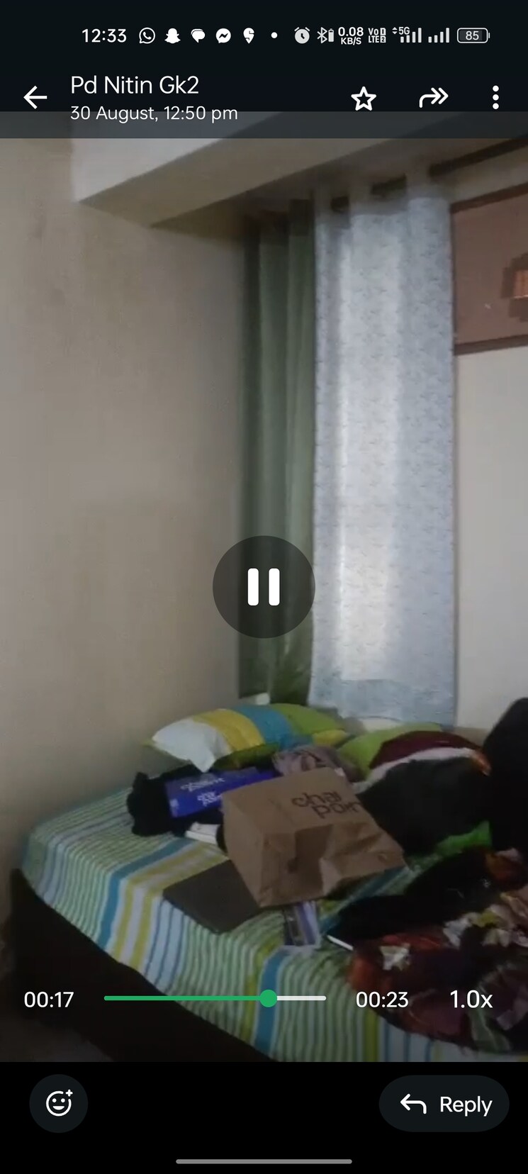 Living Room, chittaranjan park 2 Bedroom 100 Sq.Yd. Builder Floor In Chittaranjan Park Delhi 9161075