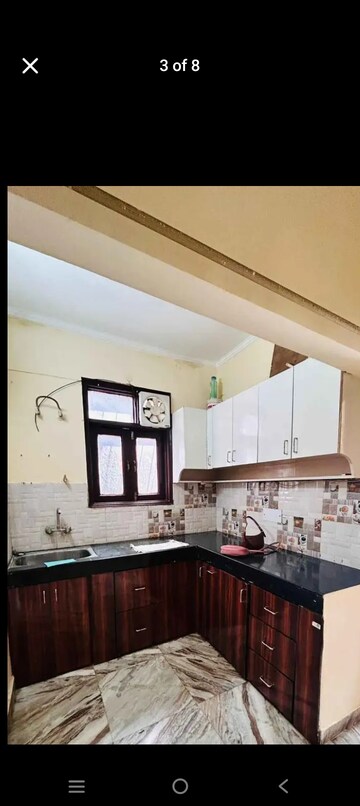 Kitchen in 2 BHK Builder Floor at Laxmi Nagar – for Rent
