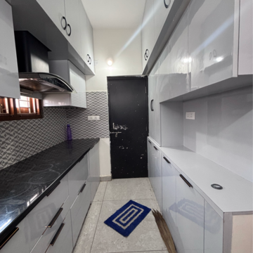Kitchen in 3 BHK Apartment at Padma Nilayam Kondapur, Sriram Nagar – for Rent