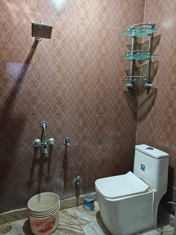 Bathroom in 1 BHK Builder Floor at Chattarpur – for Rent