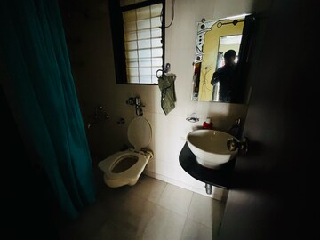 Bathroom in 2 BHK Apartment at Ekta Meadows, Khatau Estate – for Rent