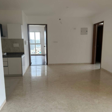 Living Room in 2 BHK Apartment at Goel Ganga Platino, Kharadi – for Rent