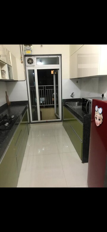 Kitchen in 2 BHK Apartment at Rustomjee Azziano Wing D, Thane West – for Rent