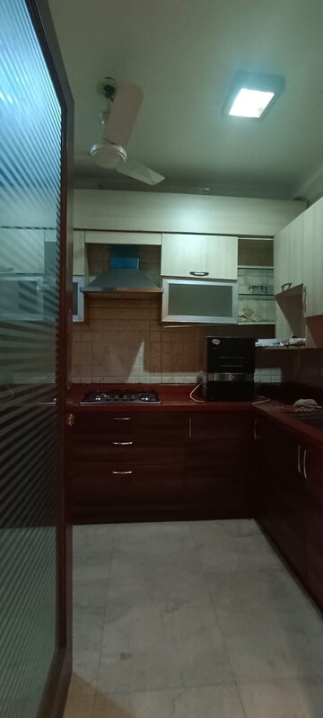 Kitchen in 3 BHK Builder Floor at Greater Kailash I – for Rent