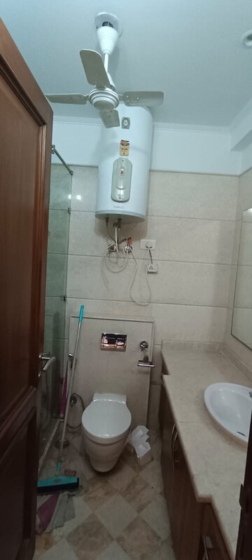 Bathroom in 3 BHK Builder Floor at Greater Kailash I – for Rent