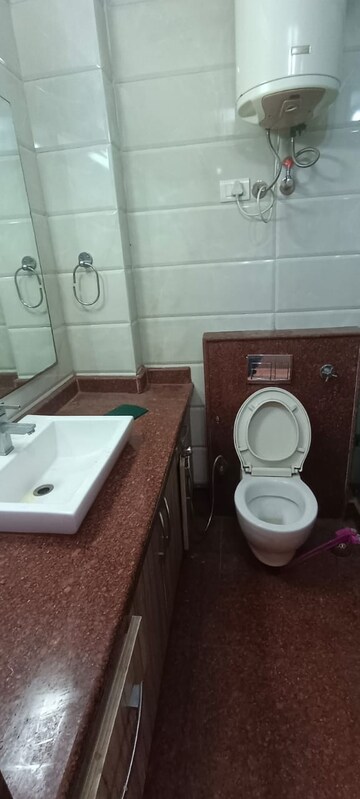 Bathroom in 3 BHK Builder Floor at Greater Kailash I – for Rent