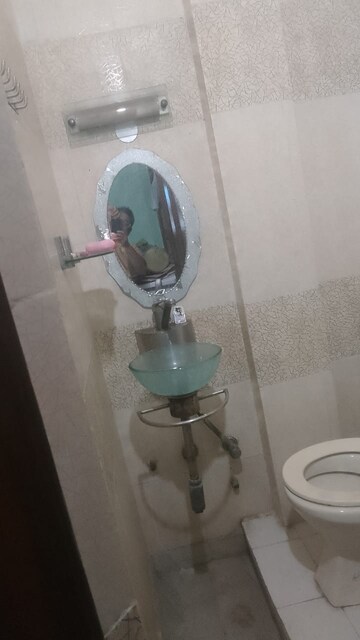 Bathroom in 2 BHK Builder Floor at Kalkaji – for Rent