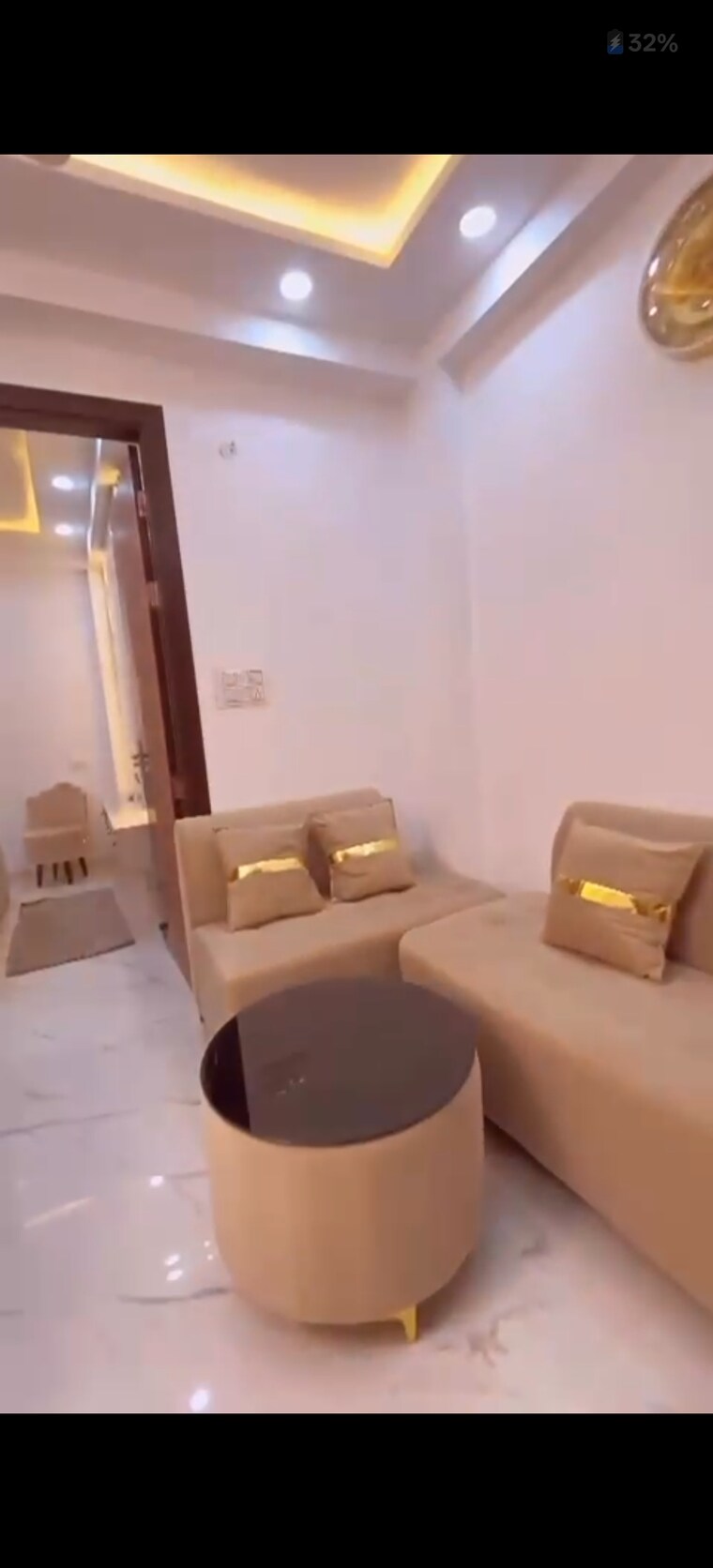 Living Room, uttam nagar west 1 Bedroom 45 Sq.Yd. Builder Floor In Uttam Nagar West Delhi 9161240