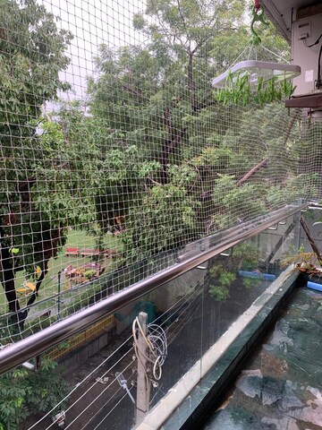 Balcony in 3 BHK Builder Floor at East Of Kailash – for Rent