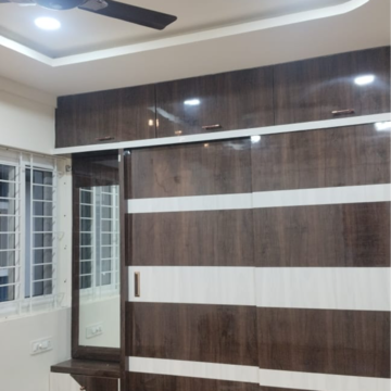 Kitchen in 3 BHK Apartment at Mahaveer Palm Grove, Begumpet – for Rent