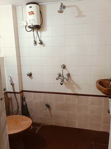 Bathroom in 2 BHK Apartment at Raj Sundaram, Dahisar East – for Rent