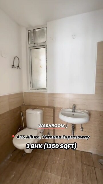 Bathroom in 3 BHK Apartment at ATS Allure, Sector 22d Yamuna Expressway – for Sale