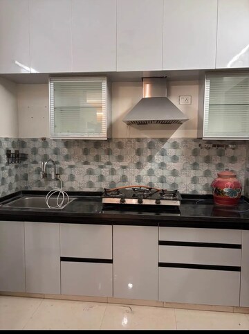 Kitchen in 3 BHK Apartment at Jayabheri Orange County, Gachibowli – for Rent