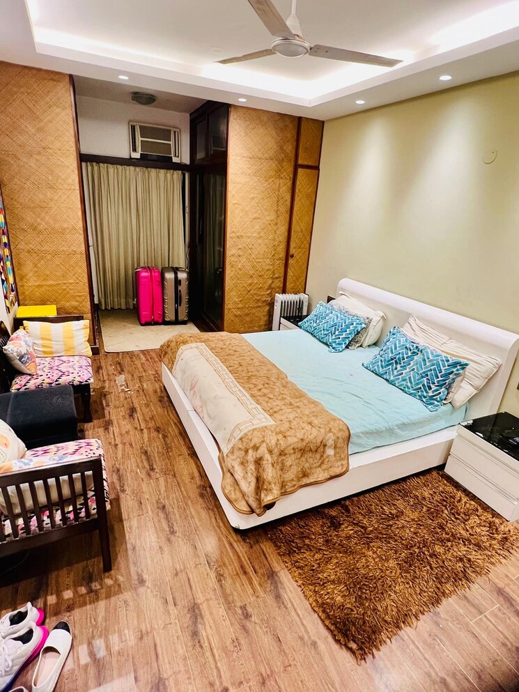 Bedroom, saket 3 Bedroom 1800 Sq.Ft. Builder Floor In Saket Delhi 9161474