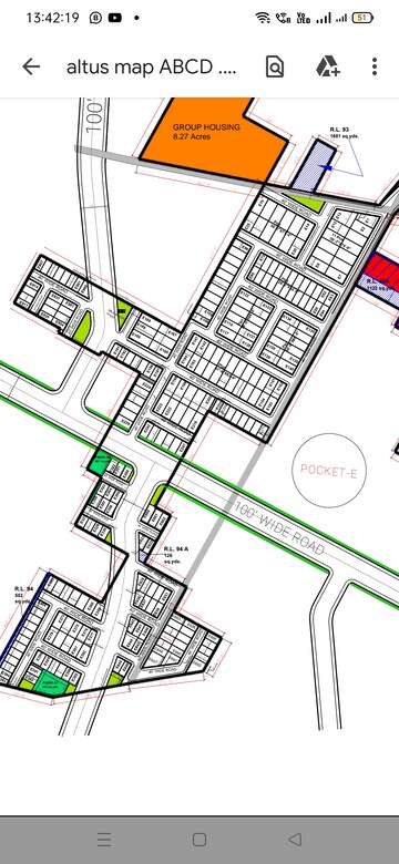  Plot – Map Location View at Altus Prime, North Mullanpur - for Sale