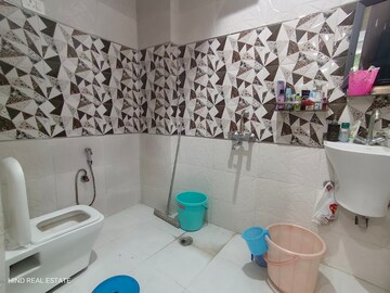 Bathroom in 2 BHK Builder Floor at Chattarpur – for Rent