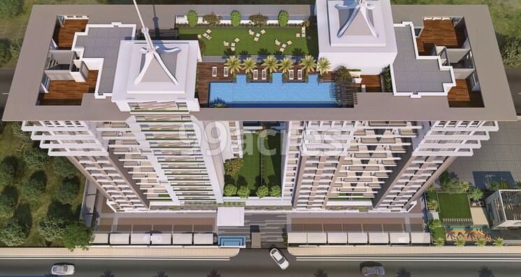 Exterior View, kundan-presidia 3 Bedroom 3375 Sq.Ft. Penthouse In Nibm Road Pune 9161591