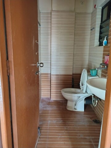Bathroom in 3 BHK Apartment at Eden Tolly Lakeside, Joka – for Rent
