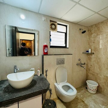 Bathroom in 2 BHK Apartment at Nyati Empire, Santipur – for Rent