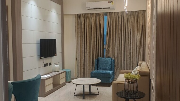 Living Room, n-rose-northern-hills 3 Bedroom 1101 Sq.Ft. Apartment In Dahisar East Mumbai 9161947