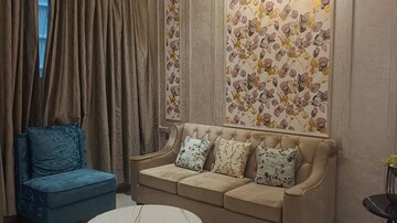 Living Room in 3 BHK Apartment at N Rose Northern Hills, Dahisar East – for Sale