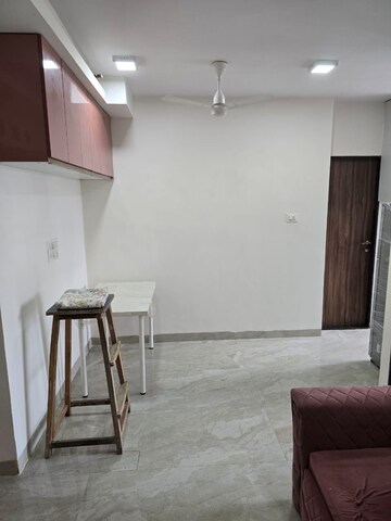 Living Room in 1 BHK Apartment at Platinum Life, Andheri West – for Rent