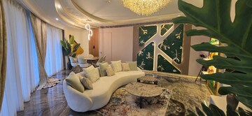 Living Room in 3 BHK Apartment at Rustomjee Seasons, Bandra East – for Rent
