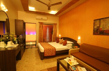 Living Room in 3 BHK Apartment at Rustomjee Seasons, Bandra East – for Rent