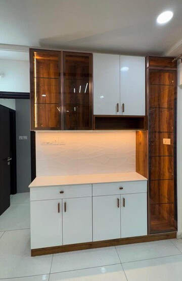 Living Room in 2 BHK Apartment at Prestige High Fields, Gachibowli – for Rent