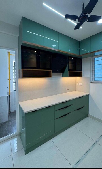 Kitchen in 2 BHK Apartment at Prestige High Fields, Gachibowli – for Rent