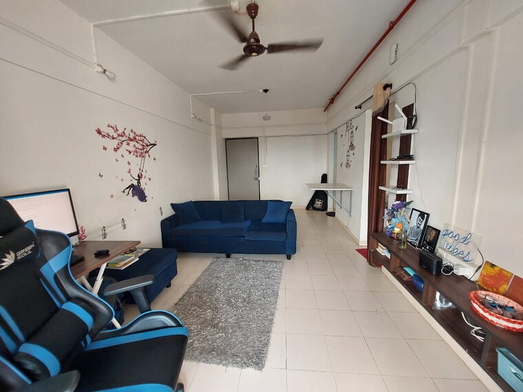 Living Room, rakshak-nagar-gold 1 Bedroom 560 Sq.Ft. Apartment In Kharadi Pune 9162040