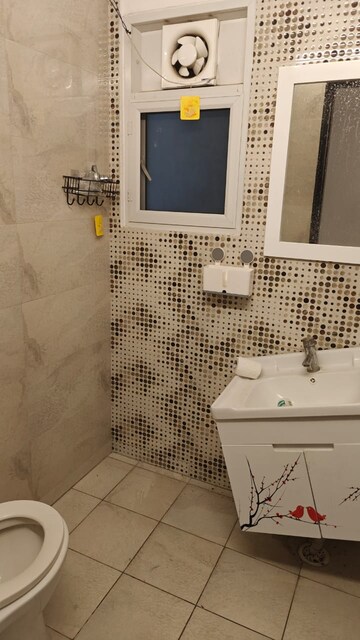 Bathroom in 3 BHK Apartment at Elite Golf Green, Sector 79 – for Rent
