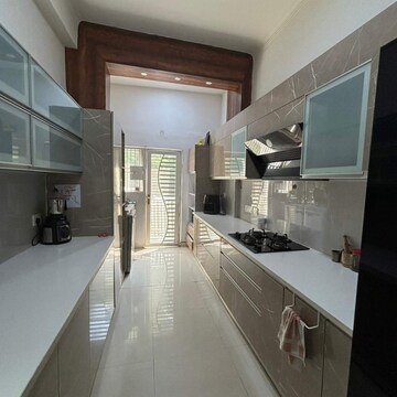 Kitchen in 3 BHK Apartment at Gundecha Trillium, Devala Pada – for Rent