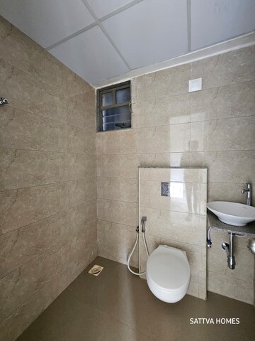Bathroom in 3 BHK Apartment at Shilaj – for Rent