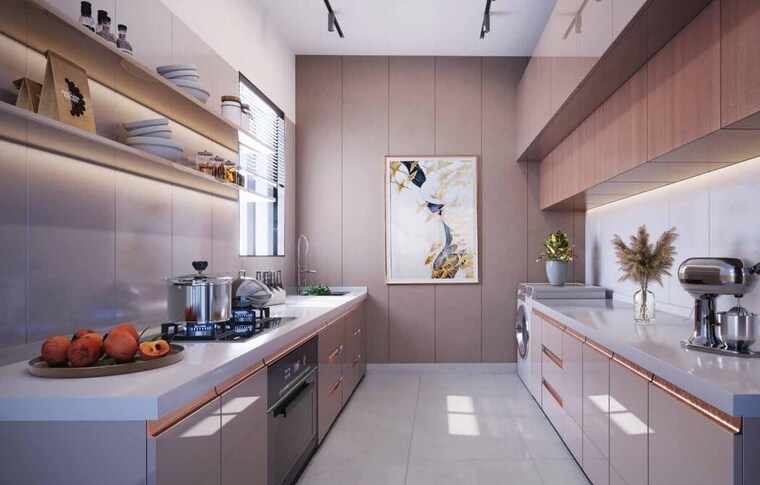 Kitchen, kumar-primeview 2 Bedroom 730 Sq.Ft. Apartment In Hadapsar Pune 9162170