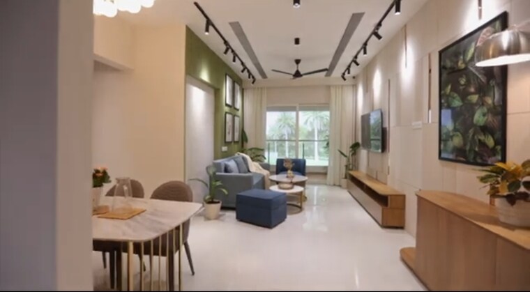 Living Room, kolte-patil-springshire 3 Bedroom 1028 Sq.Ft. Apartment In Wagholi Pune 9162308