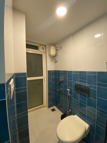 Bathroom in 1.5 BHK Apartment at Lodha Amara, Kolshet Road – for Rent