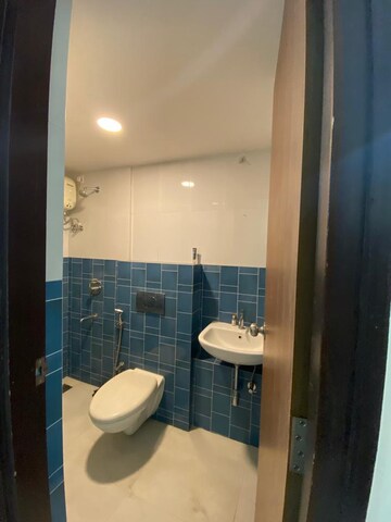 Bathroom in 1.5 BHK Apartment at Lodha Amara, Kolshet Road – for Rent