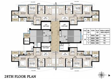 Floor Plan in 2.5 BHK Apartment at Bharat Arize, Goregaon West – for Rent
